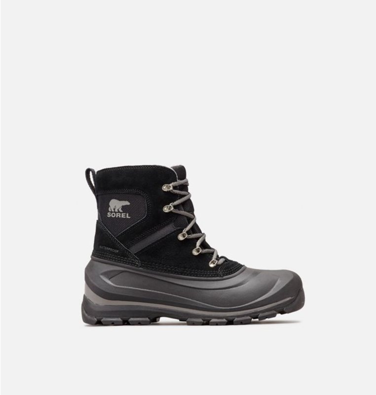 Sorel Erkek Buxton™ Lace - Kar Botu Siyah/Gri - 530-ROMWSL